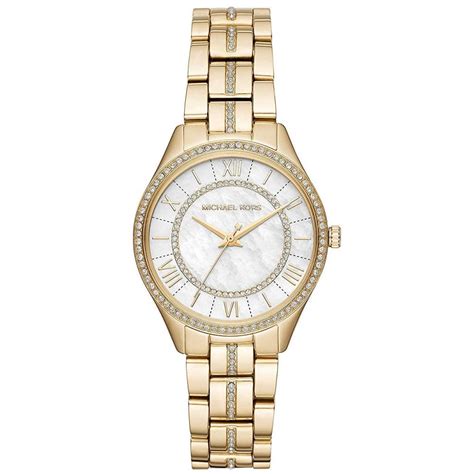 lauryn uhr michael kors|michael kors leather watch.